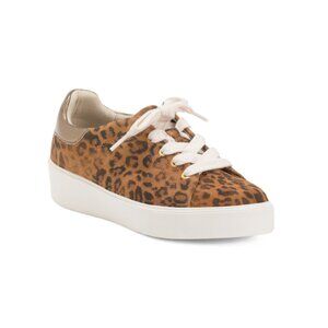 NATURALIZER PREMIUM Tan Leather Comfort Morrison 2 Sneakers